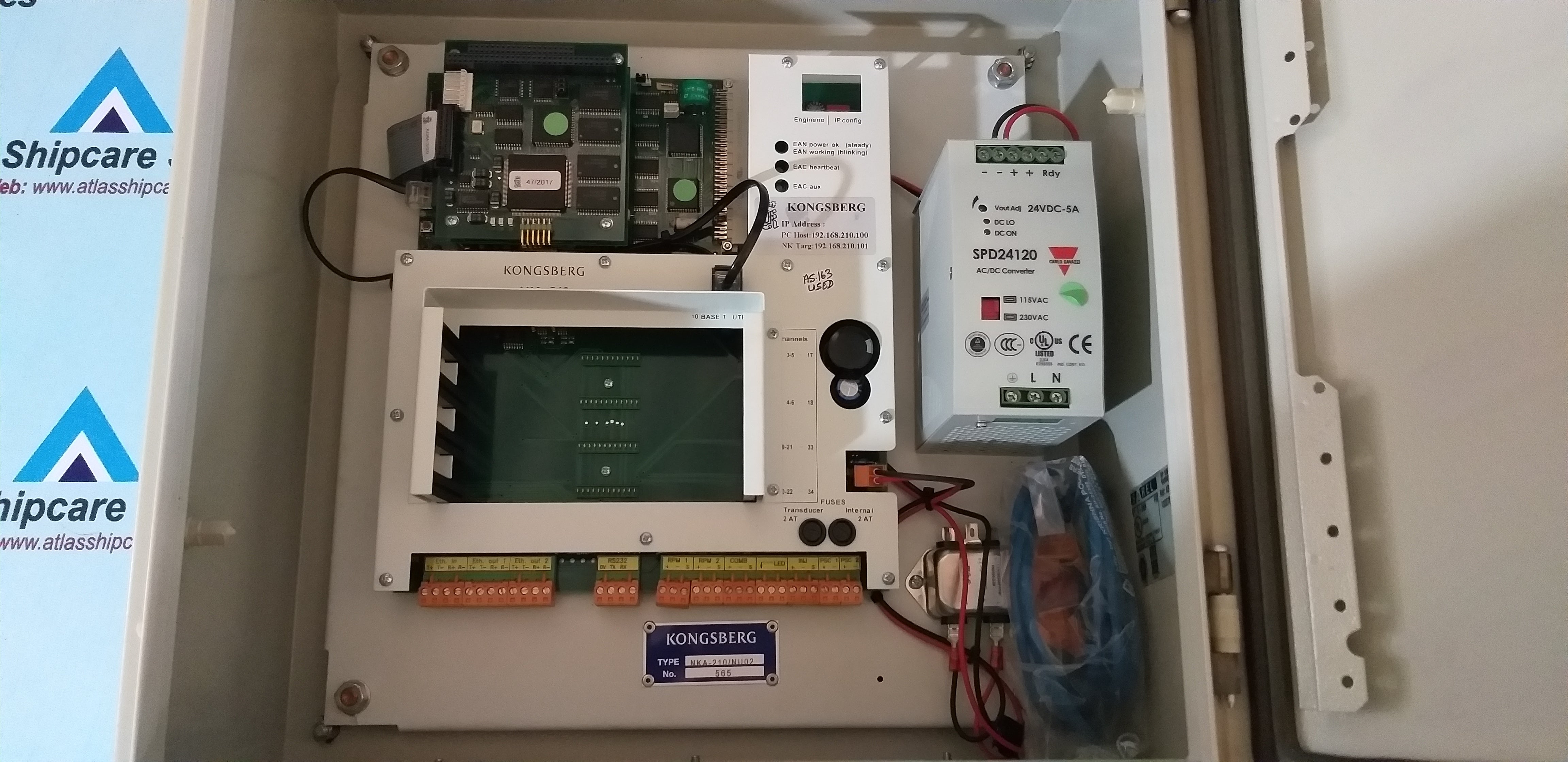 Kongsberg NK-210/NU02 Engine Control And Alarm System