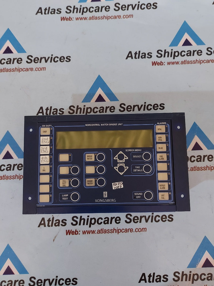 Kongsberg Norcontrol CPHEL-31 Watch Bridge Unit – Atlas Shipcare Services