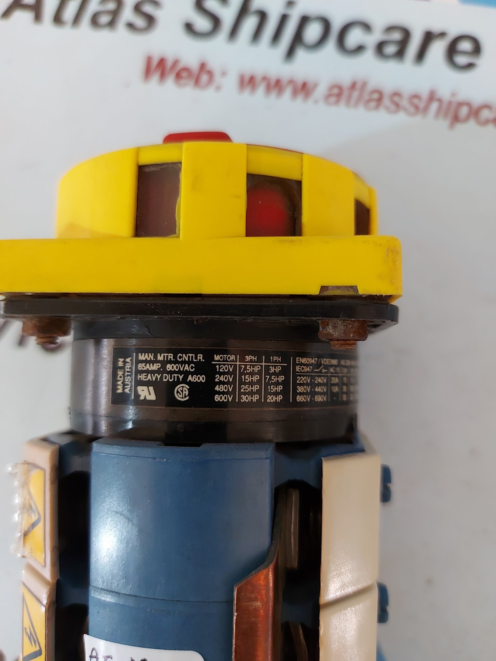 Kraus & Naimer CA10 Rotary Switch – Atlas Shipcare Services