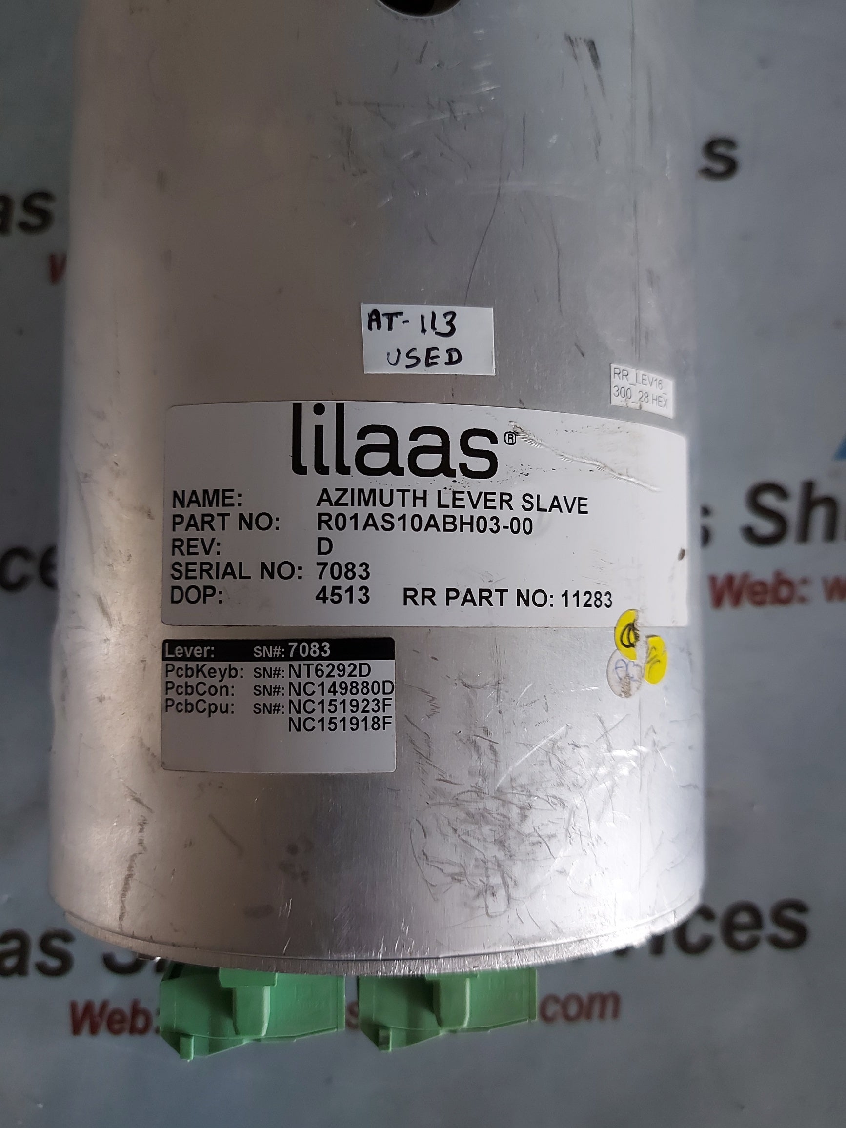 Lilaas R01AS10ABH03-00 Azimuth Lever Slave