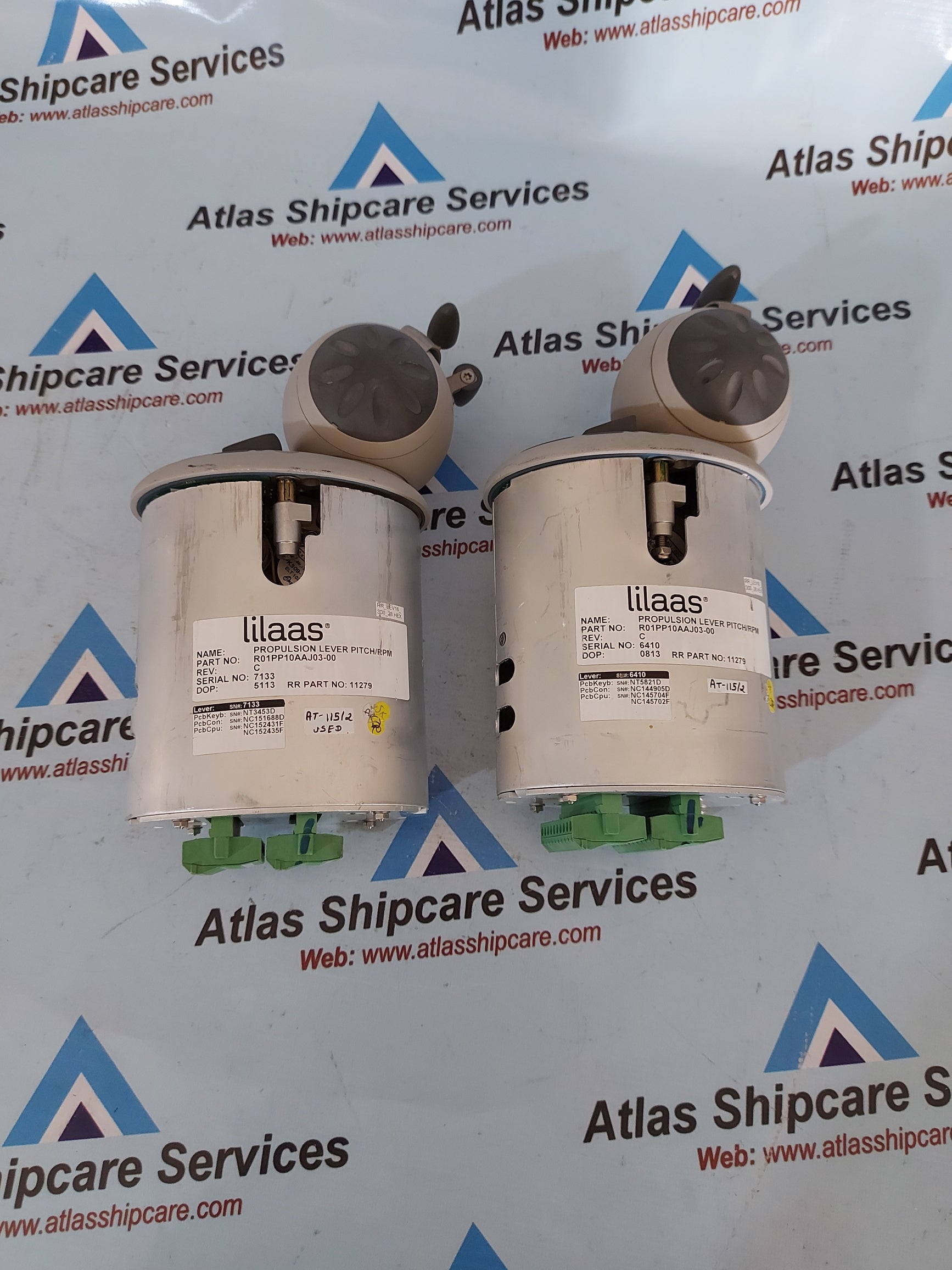 Lilaas R01PP10AAJ03-00 Propulsion Lever Pitch/Rpm