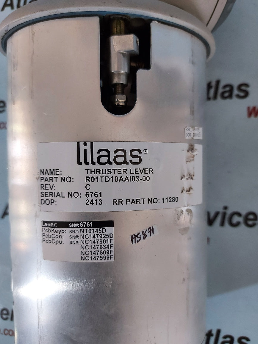 Lilaas R01TD10AAI03-00 Thruster Lever