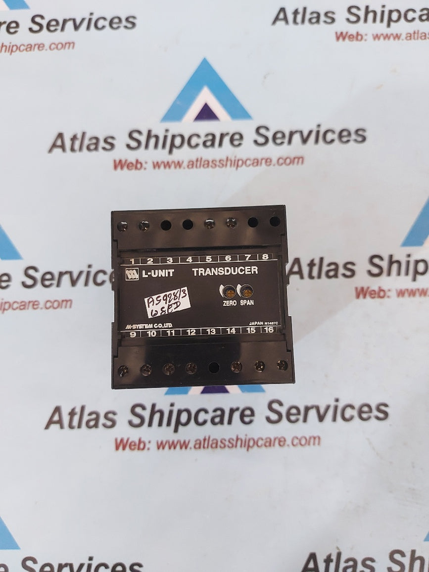 M-System L-Unit Watt Transducer LWT-11A0-R/B