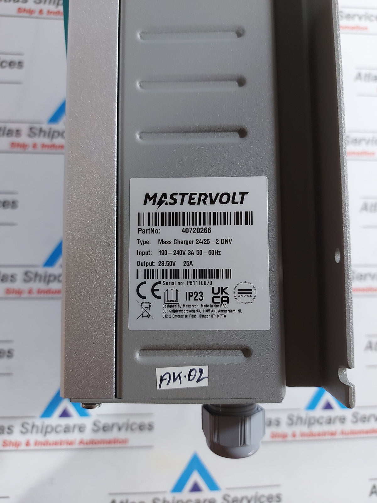 MASTERVOLT MASS 24/25 AUTOMATIC BATTERY CHARGER 40720266