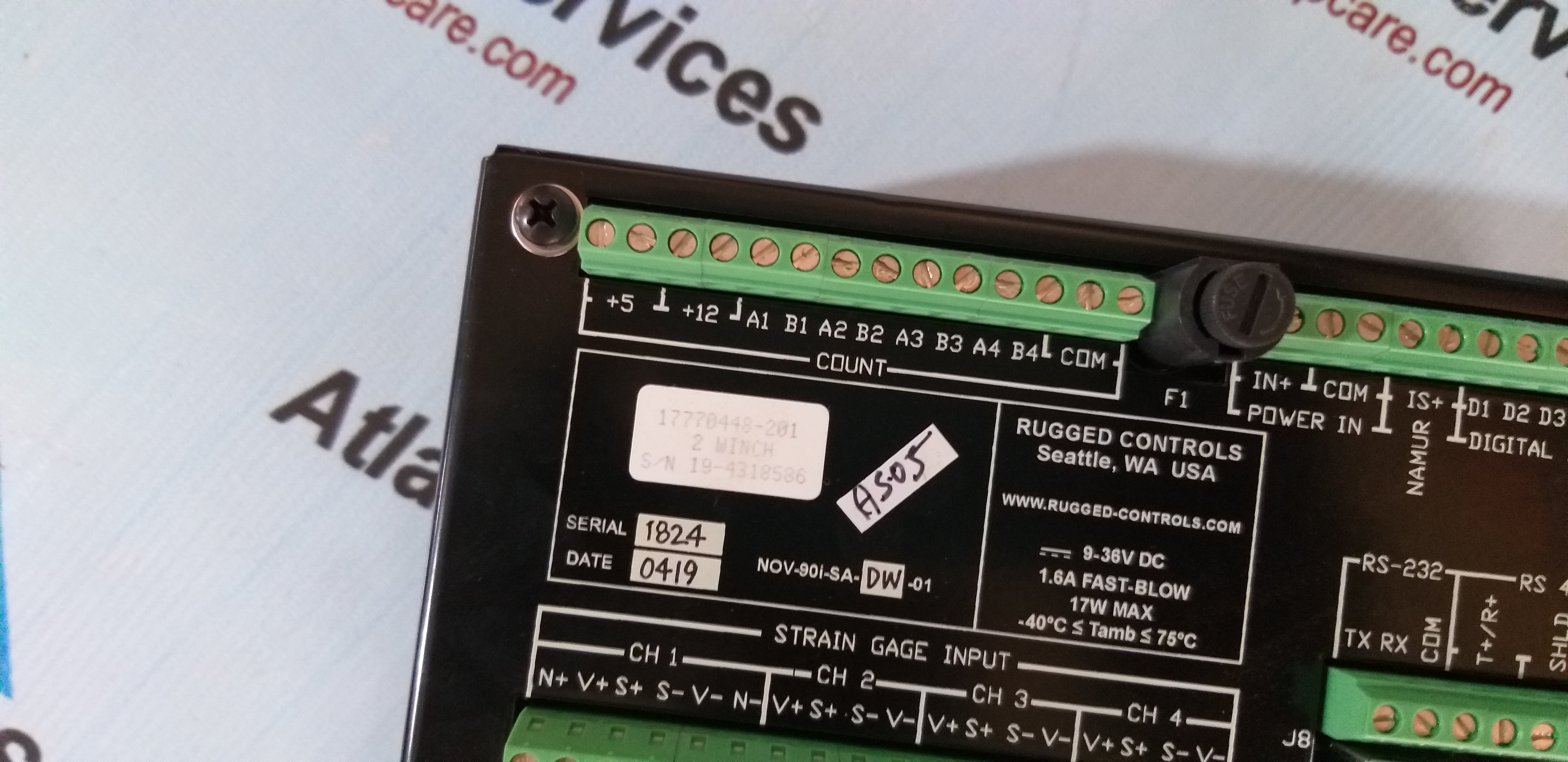 M/D Totco 17770448-201 Winch Monitoring&nbsp;