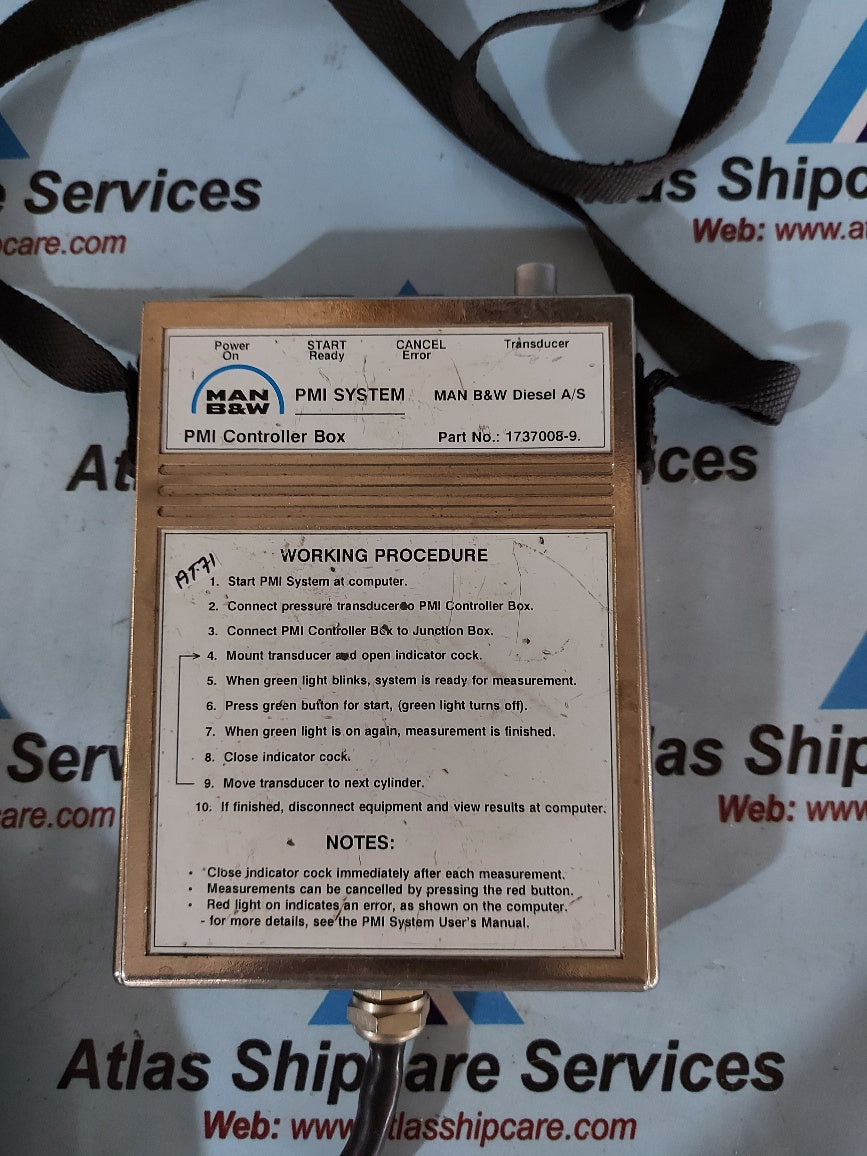 Man B&W PMI Controller Box 1737008-9