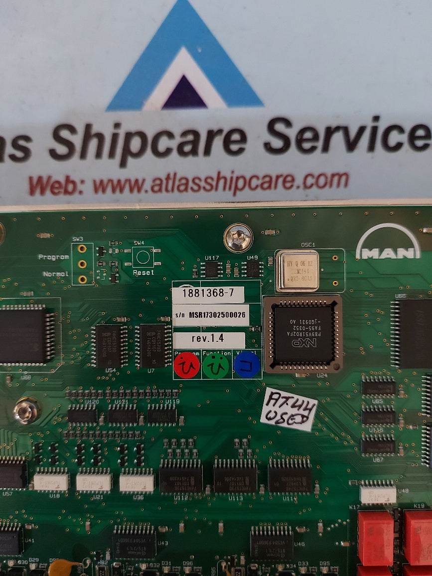 Man Diesel & Turbo 1211636-9 Alpha Lubricator BCU Mk-2 Rev1.8