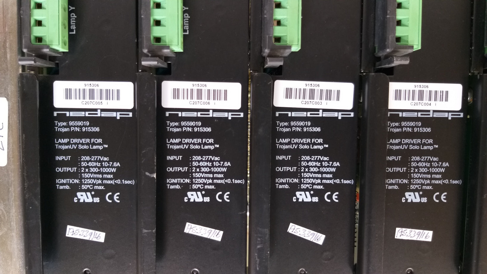 Nedap 9559019 Lamp Driver For TrojanUV Solo Lamp P/N.915306