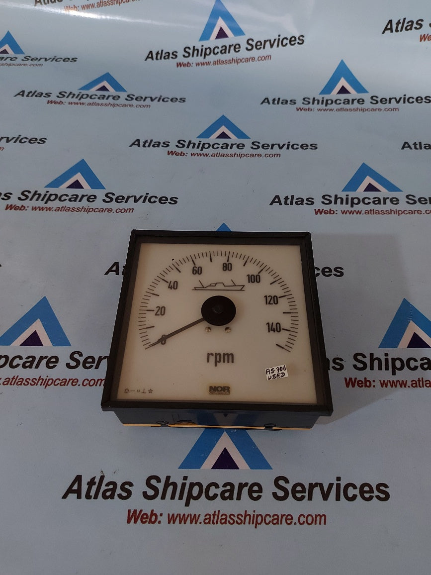 Norcontrol/Deif Rpm Indicator 0 To 150 Rpm