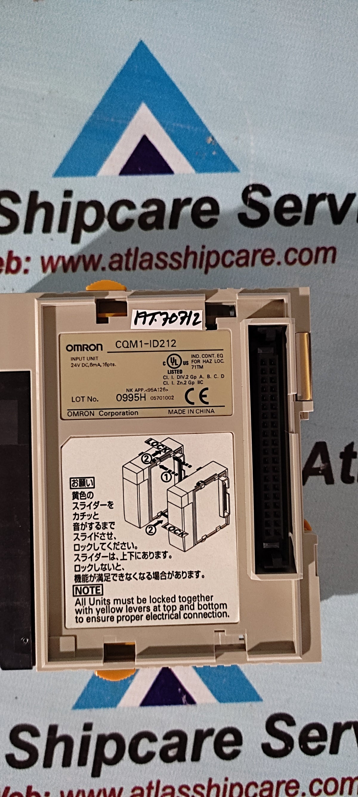 OMRON CQM1-ID212 INPUT UNIT