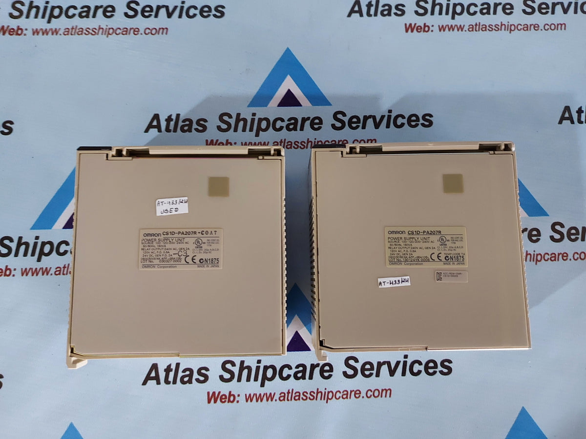 OMRON CS1S-PA207R POWER SUPPLY UNIT 100-240VAC