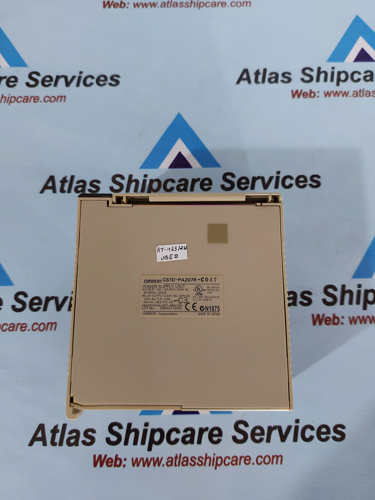 OMRON CS1S-PA207R POWER SUPPLY UNIT 100-240VAC