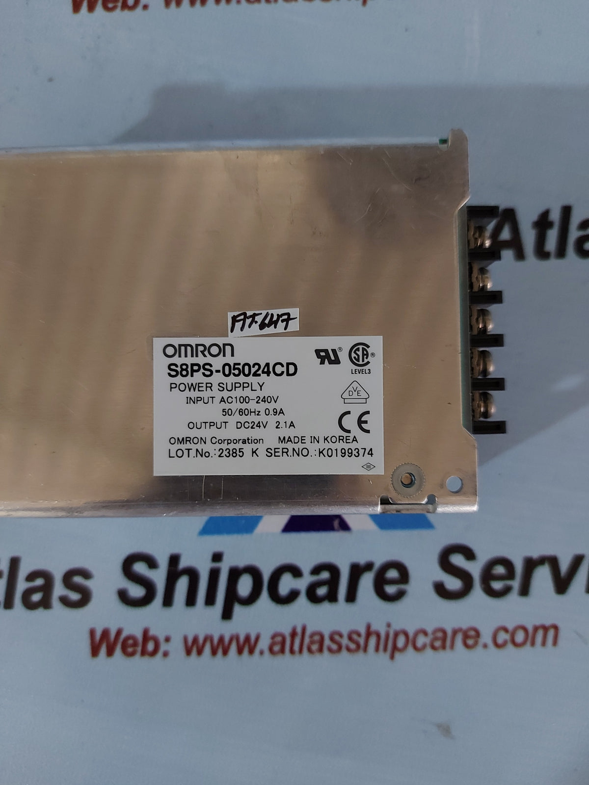 OMRON S8PS-05024CD POWER SUPPLY