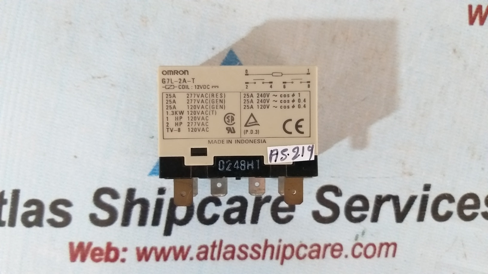 Omron G7L-2A-T Power Relay 4 Pin