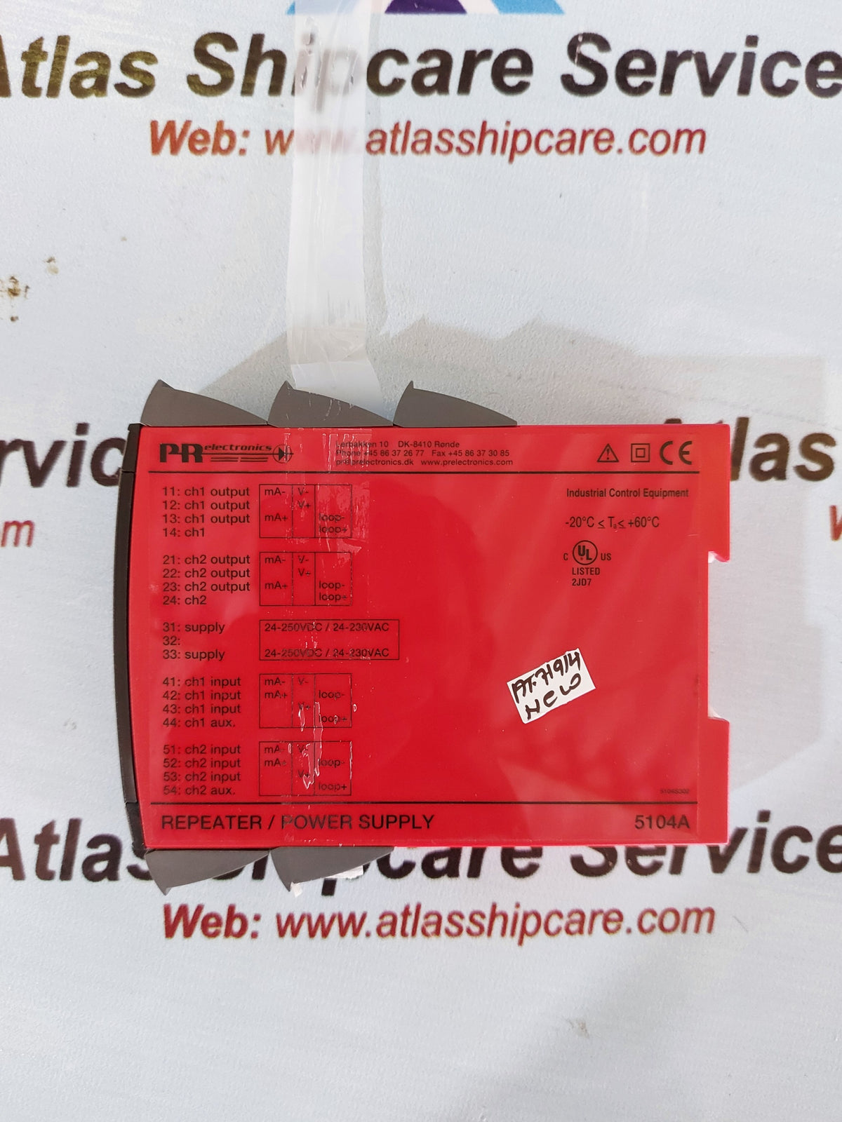 PR ELECTRONICS 5104A REPEATER POWER SUPPLY