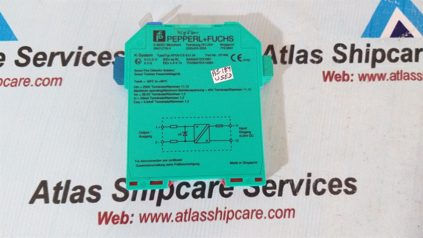 Pepperl + Fuchs KFD0-CS-EX1.54 Repeater