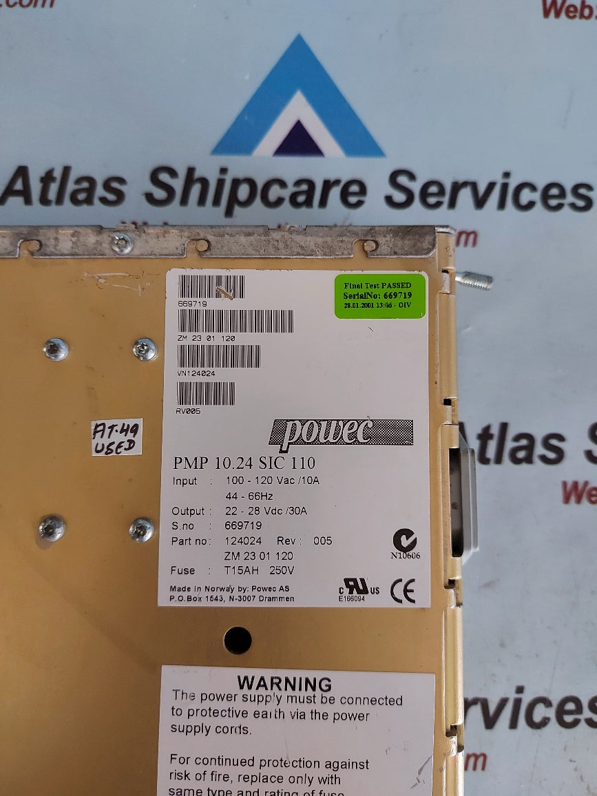 Powec PMP 10.24 SIC 110 Power Supply