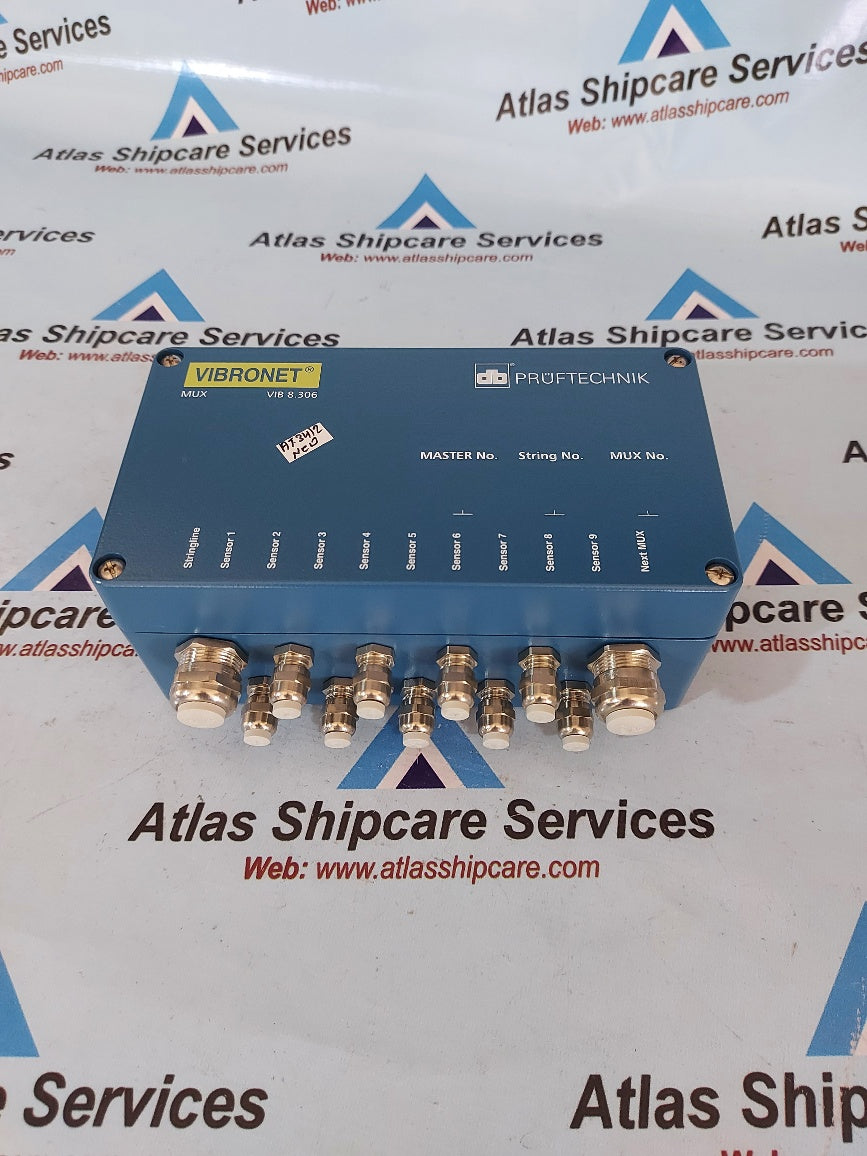 Pruftechnik Vibronet MUX VIB 8.306 Multiplexer Switches Measurement Sensor