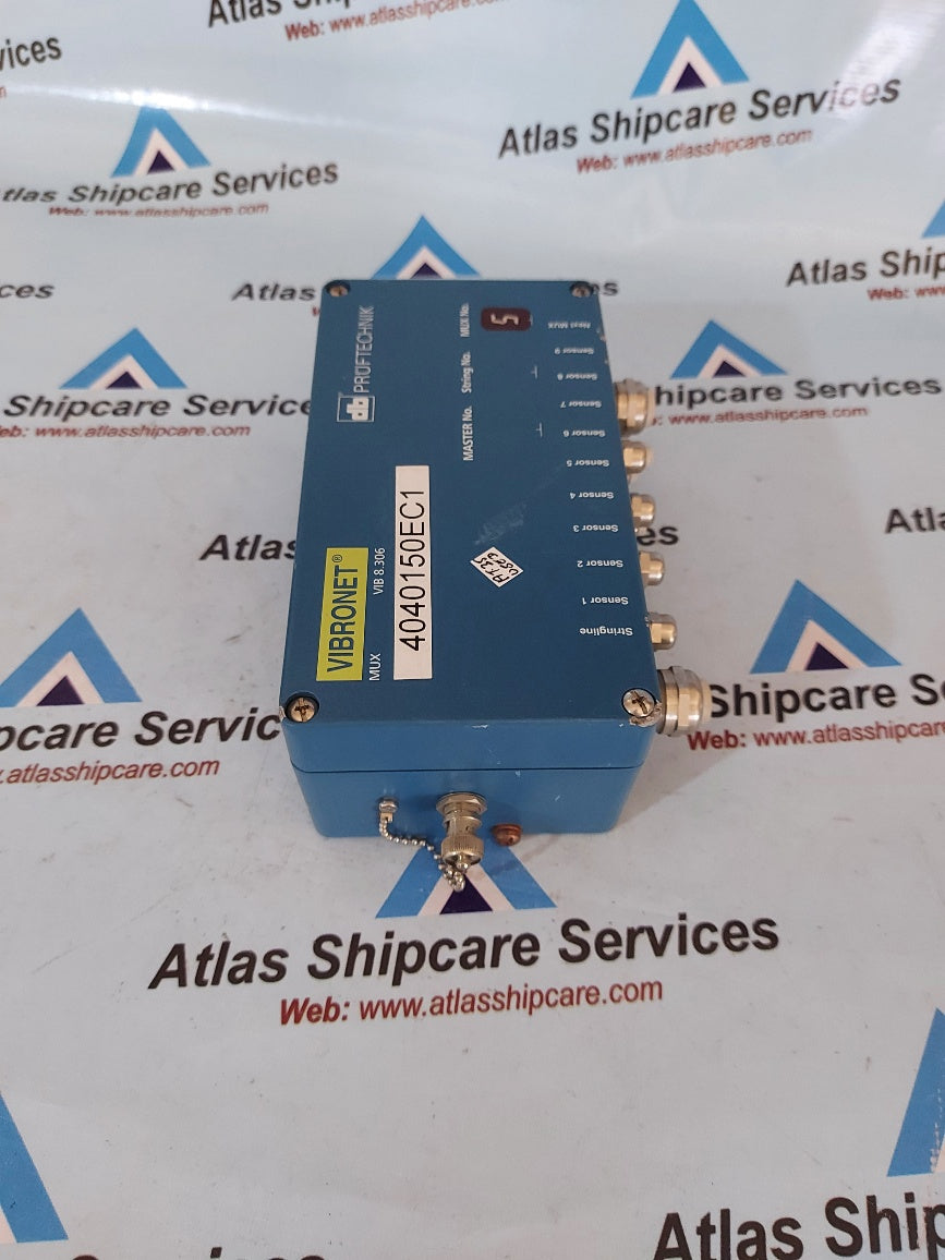 Pruftechnik Vibronet MUX VIB 8.306 Multiplexer Switches Measurement Sensor