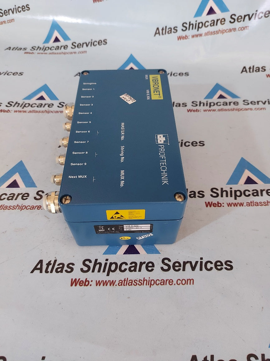 Pruftechnik Vibronet MUX VIB 8.306 Multiplexer Switches Measurement Sensor