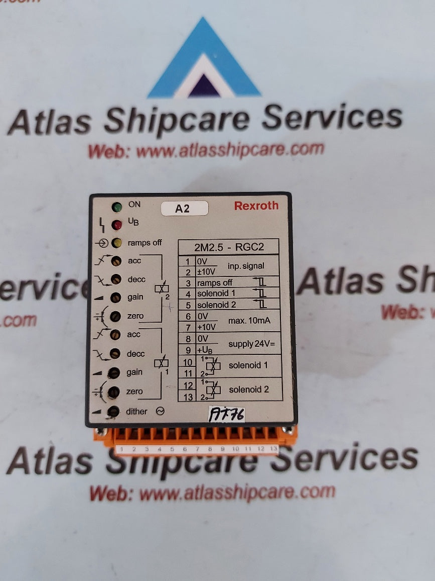 Rexroth VT-MSPA 2-525-10/V0 Amplifier Module