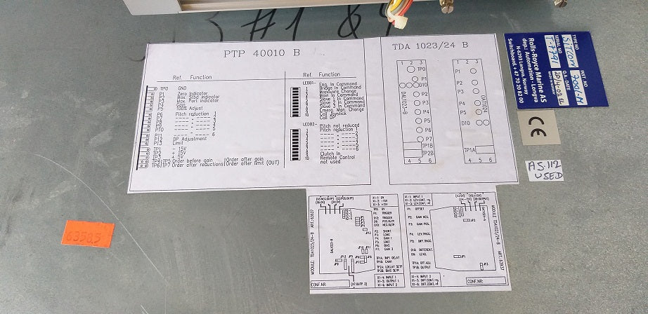 Rolls-Royce Kamewa Ulstein Remote Control System Electronic Unit Bow Thruster