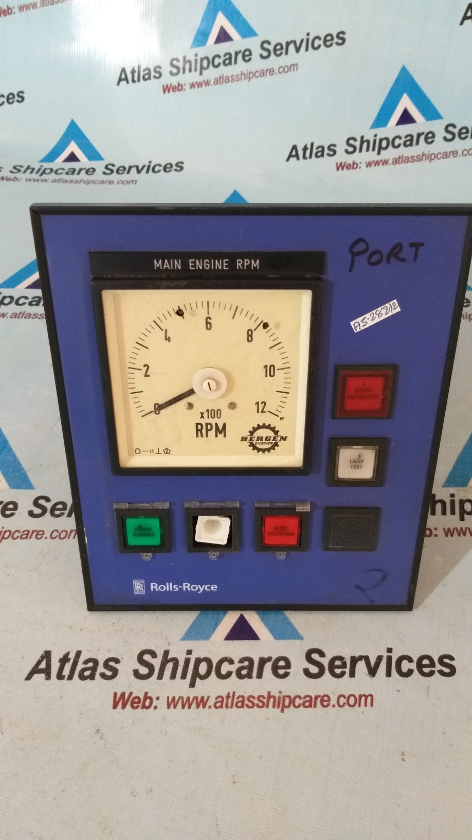 Rpm Panel Rolls-Royce Main Engine Rpm Control Panel – Atlas Shipcare Services