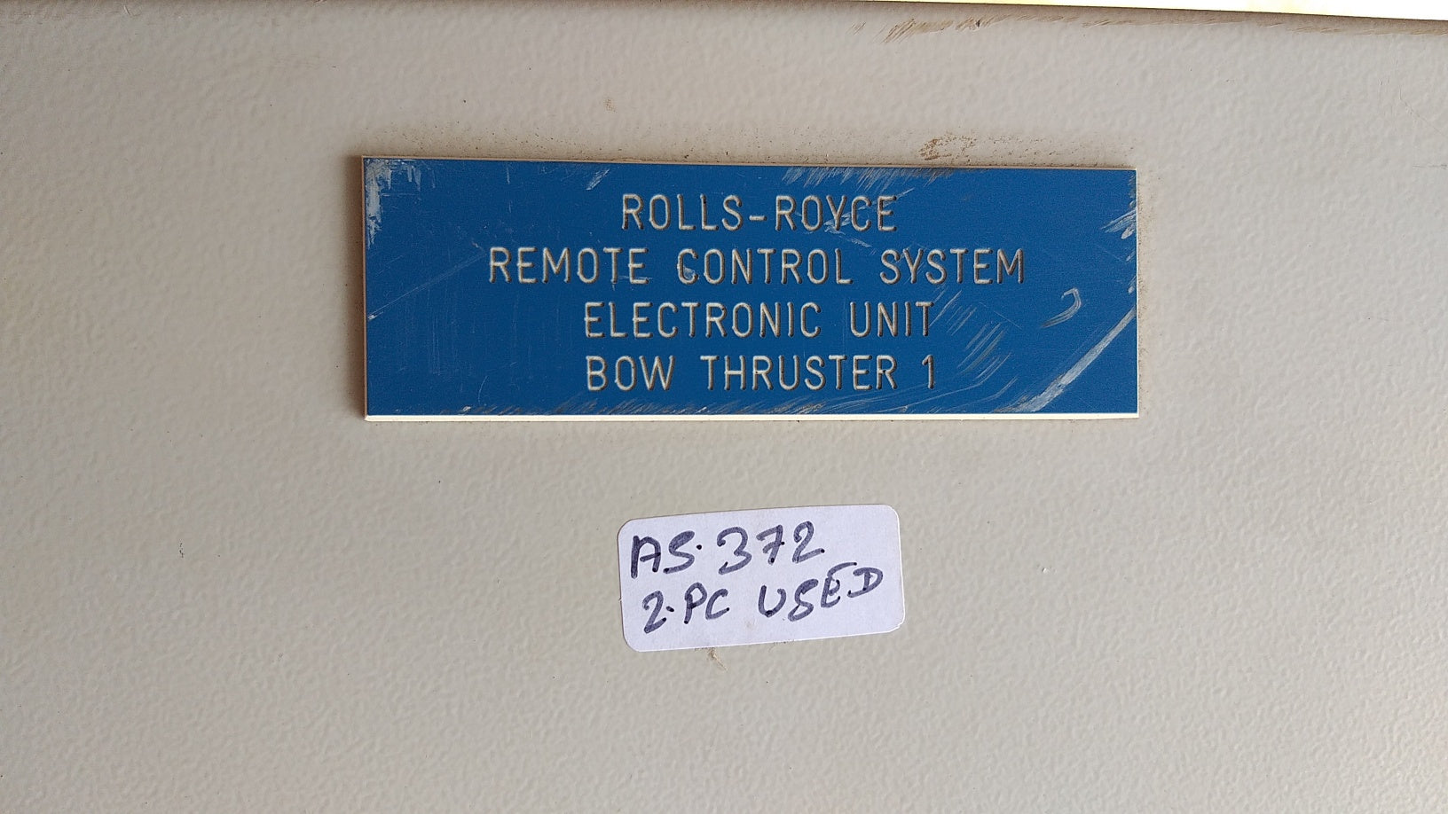 Rolls-Royce Sitcon Bow Thruster 1 Remote Control System Electronic Unit