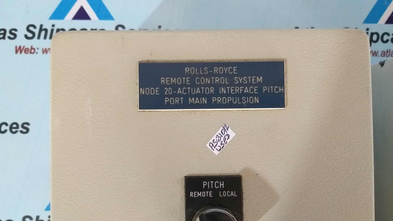 Rolls-Royce Remote Control System Node 20-Actuator Interface Pitch STB ...