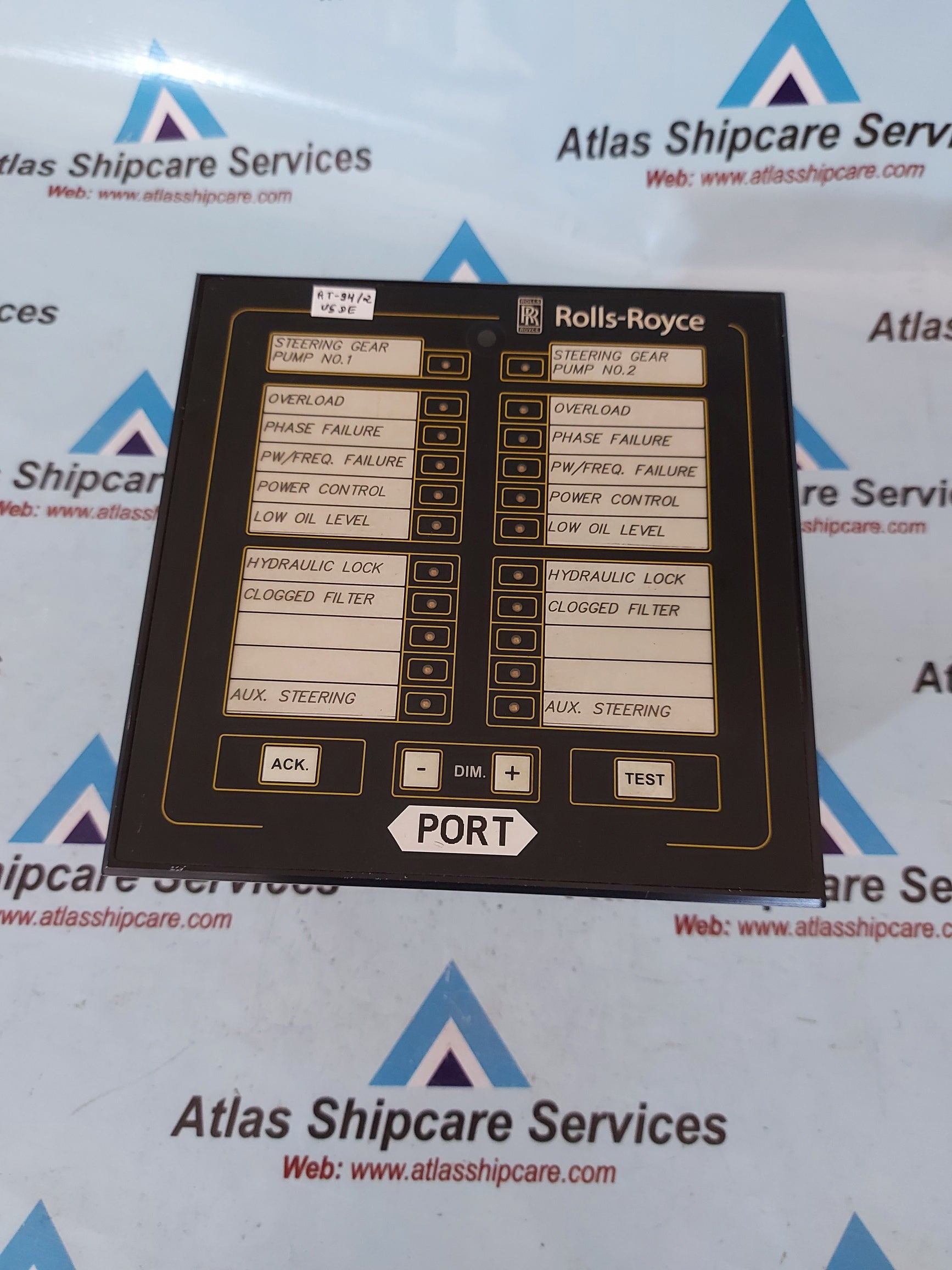 Rolls-Royce W-1802-00-01 Marine Marine Steering Gear