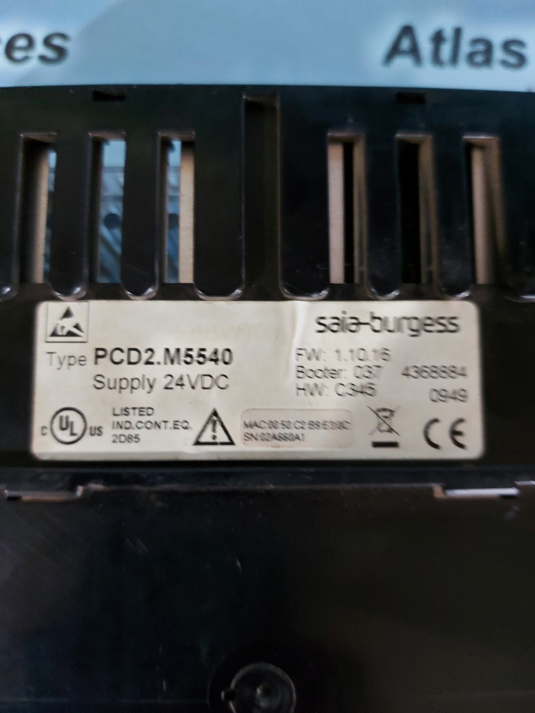 SAIA-BURGESS PCD2.M5540 PROGRAMMABLE CONTROLLER