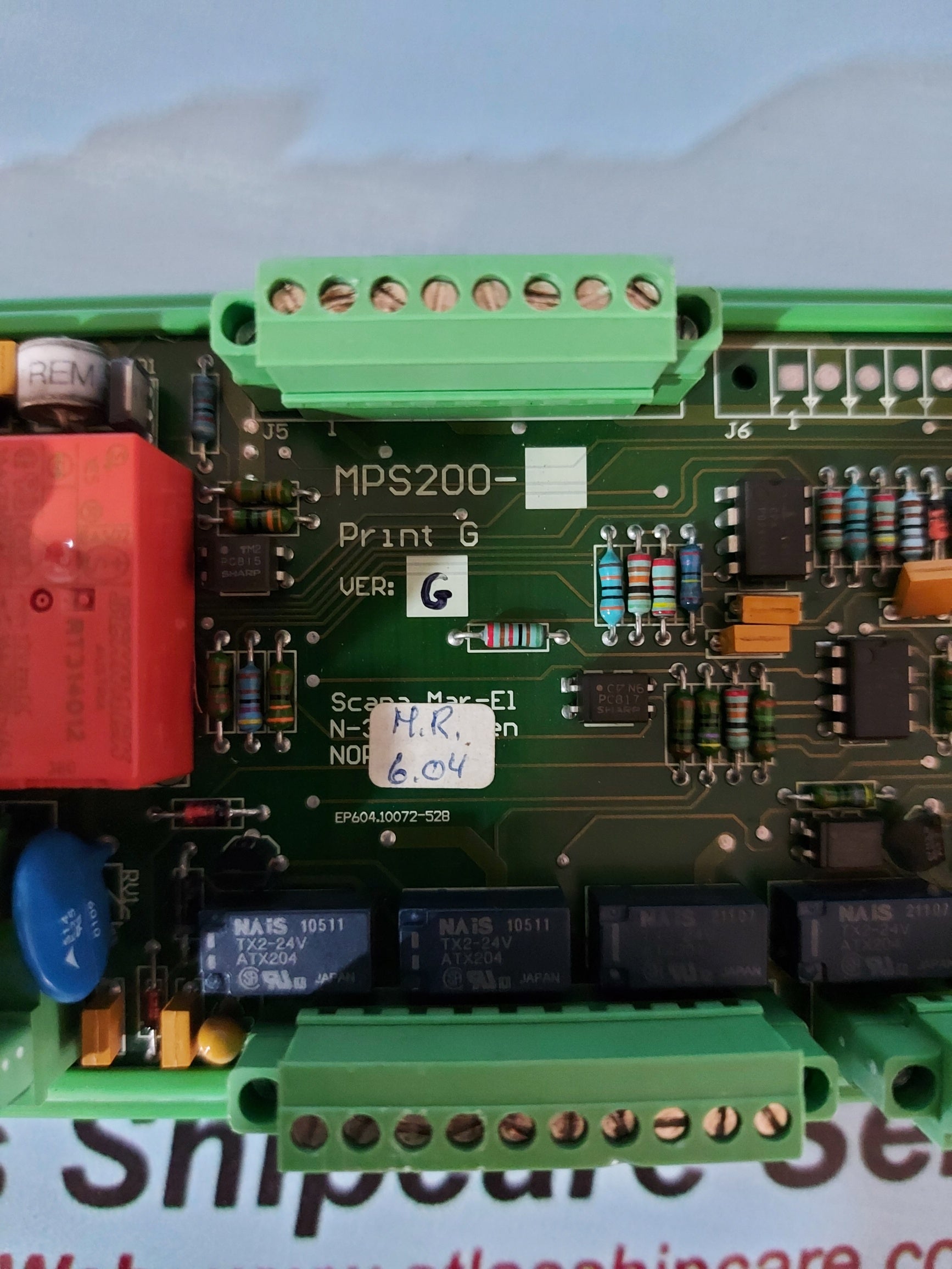 SCANA MAR-EL MPS200 G PCB CARD