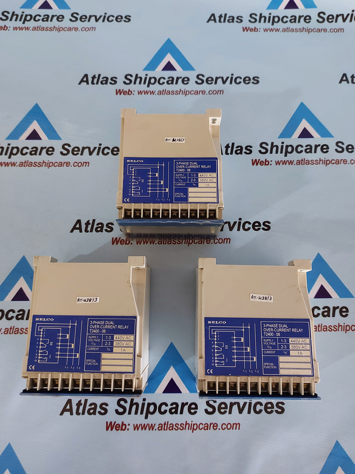 SELCO T2400 3-PHASE DUAL OVER-CURRENT RELAY T2400-06