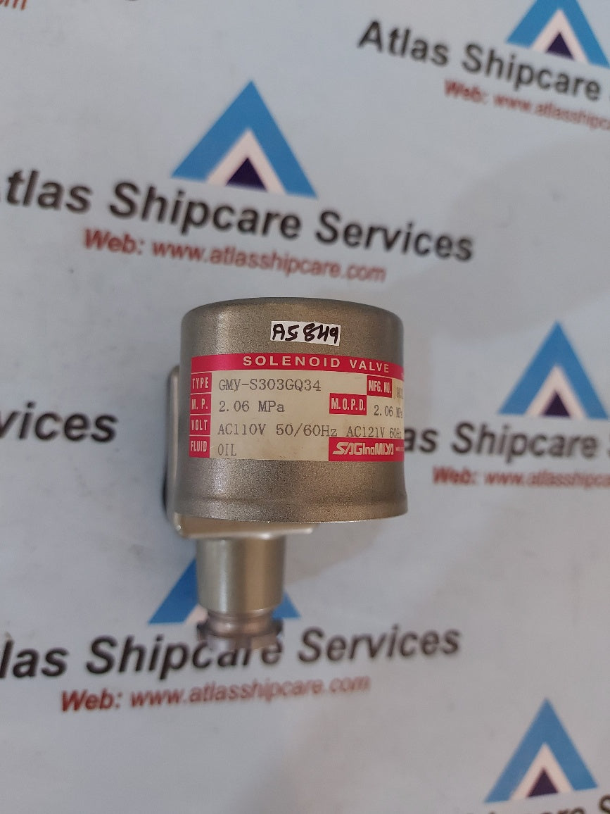 Saginomiya GMV-S303GQ34 Solenoid Valve