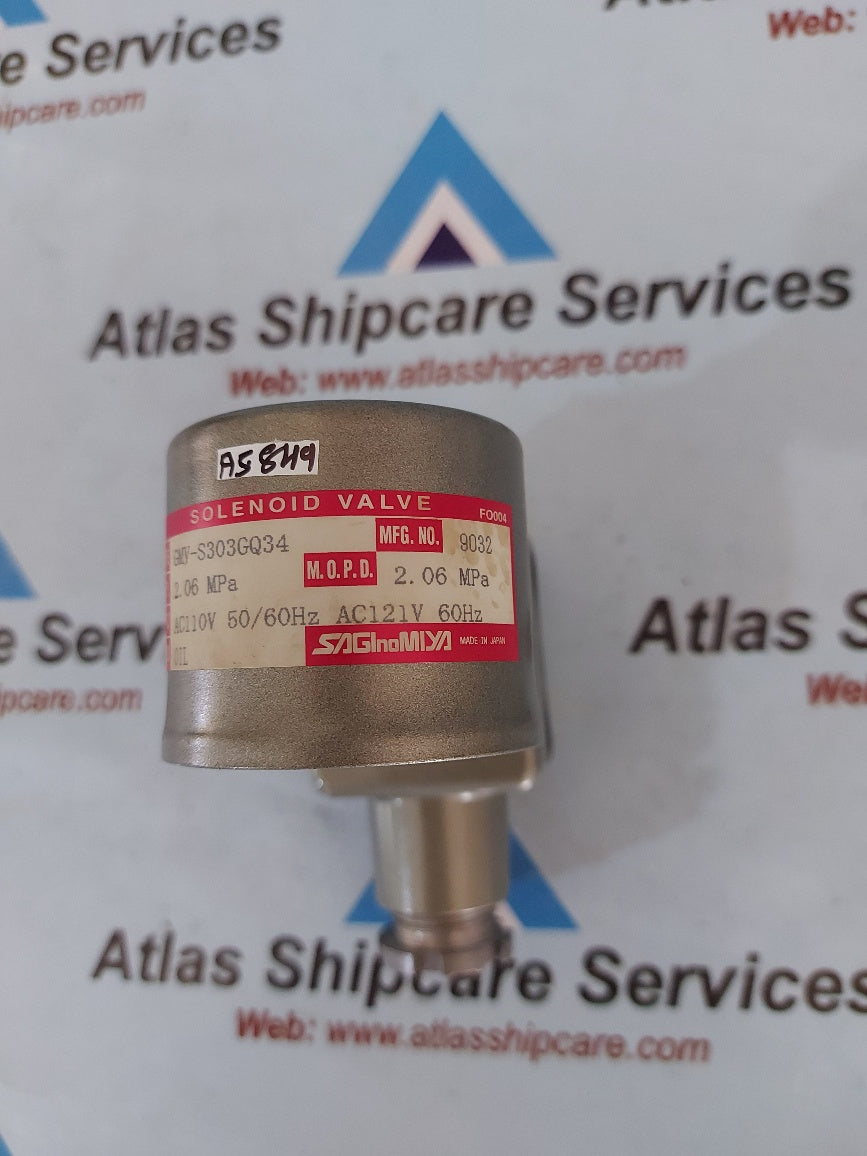 Saginomiya GMV-S303GQ34 Solenoid Valve