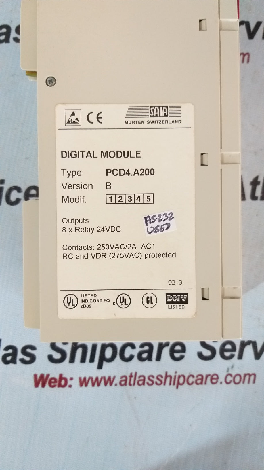 Saia PCD4.A200 Digital Module Version.B