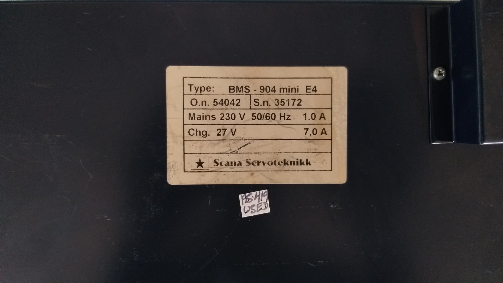 Scana Servoteknikk BMS-904 mini E4 Fire Alarm Panel