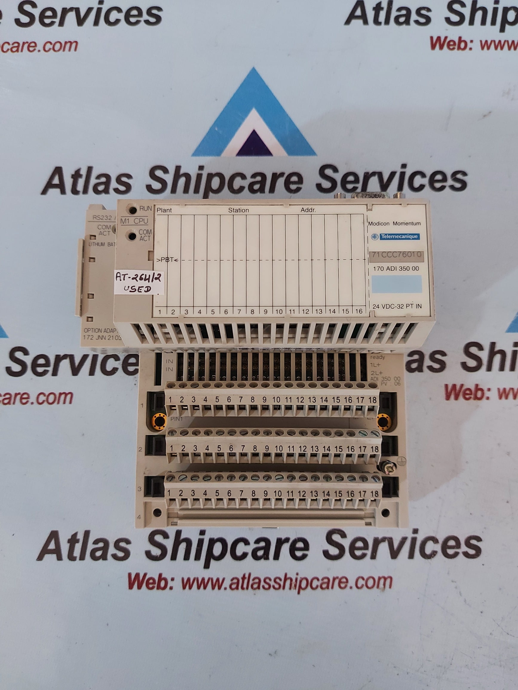 Schneider Electric TSX MOMENTUM 170ADI35000 I/O Base Module 24Vdc-32Pt In