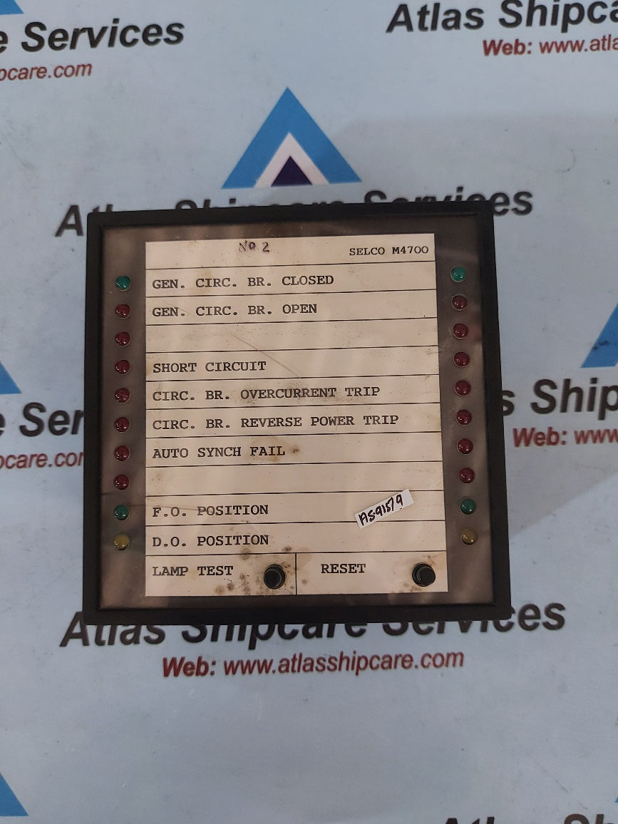 Selco M4700 Alarm Indicator Panel