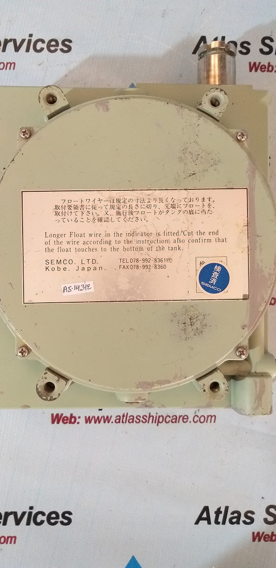 Semco F.O. Overflow Tank Liquid Level Indicator
