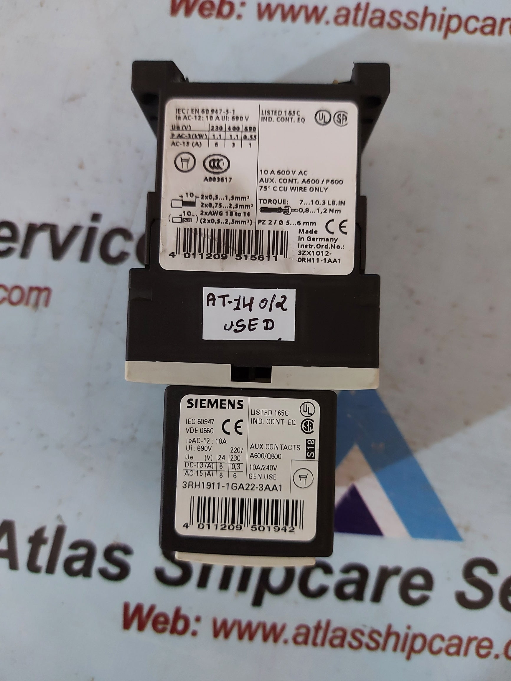 Siemens 3RH1262-1BB40 Contactor Relay