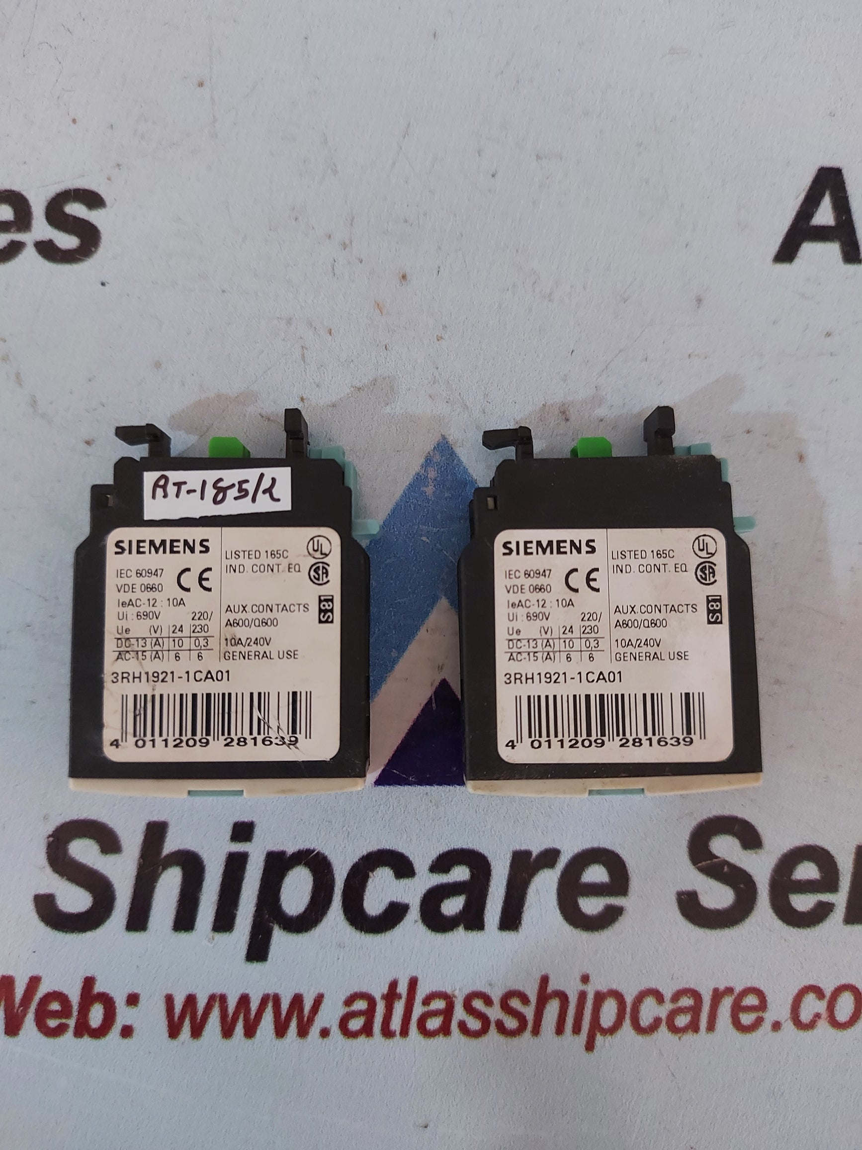 Siemens 3RH1921-1CA01 Auxiliary Contact Block