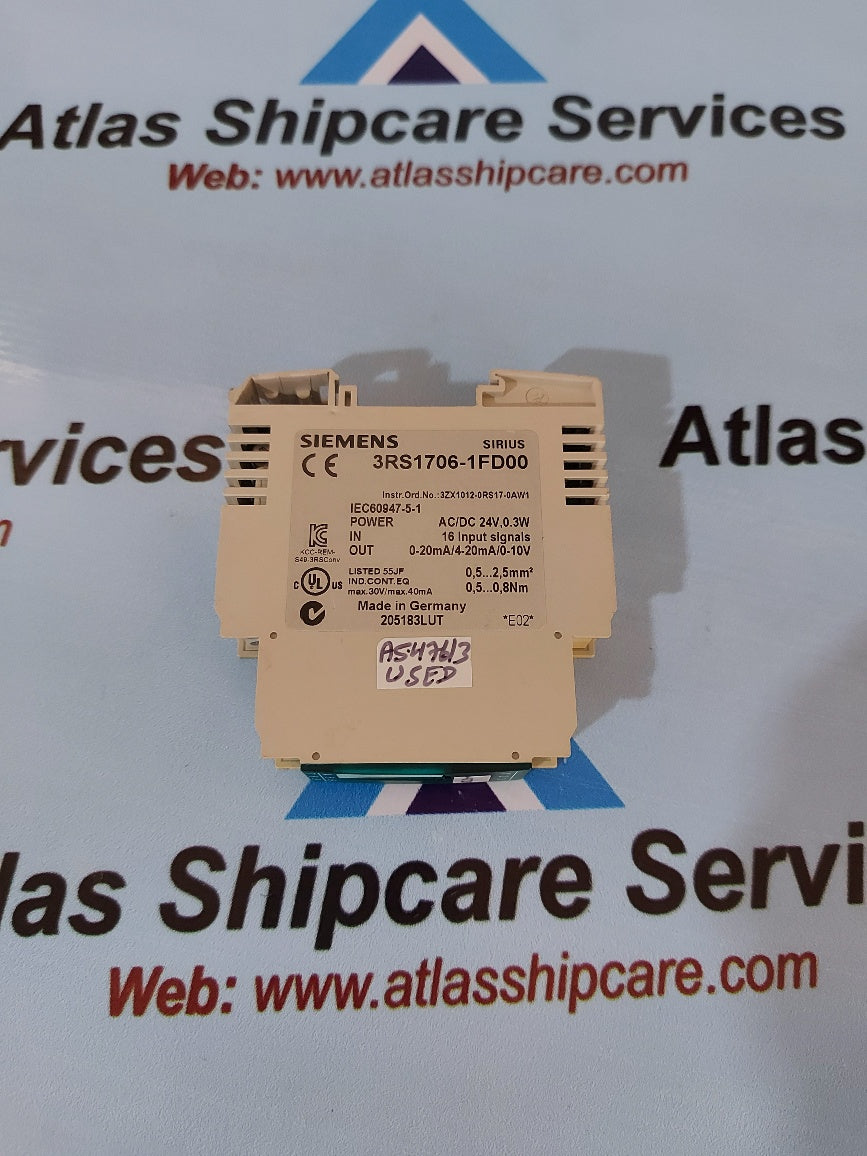 Siemens 3RS1706-1FD00 Interface Converter