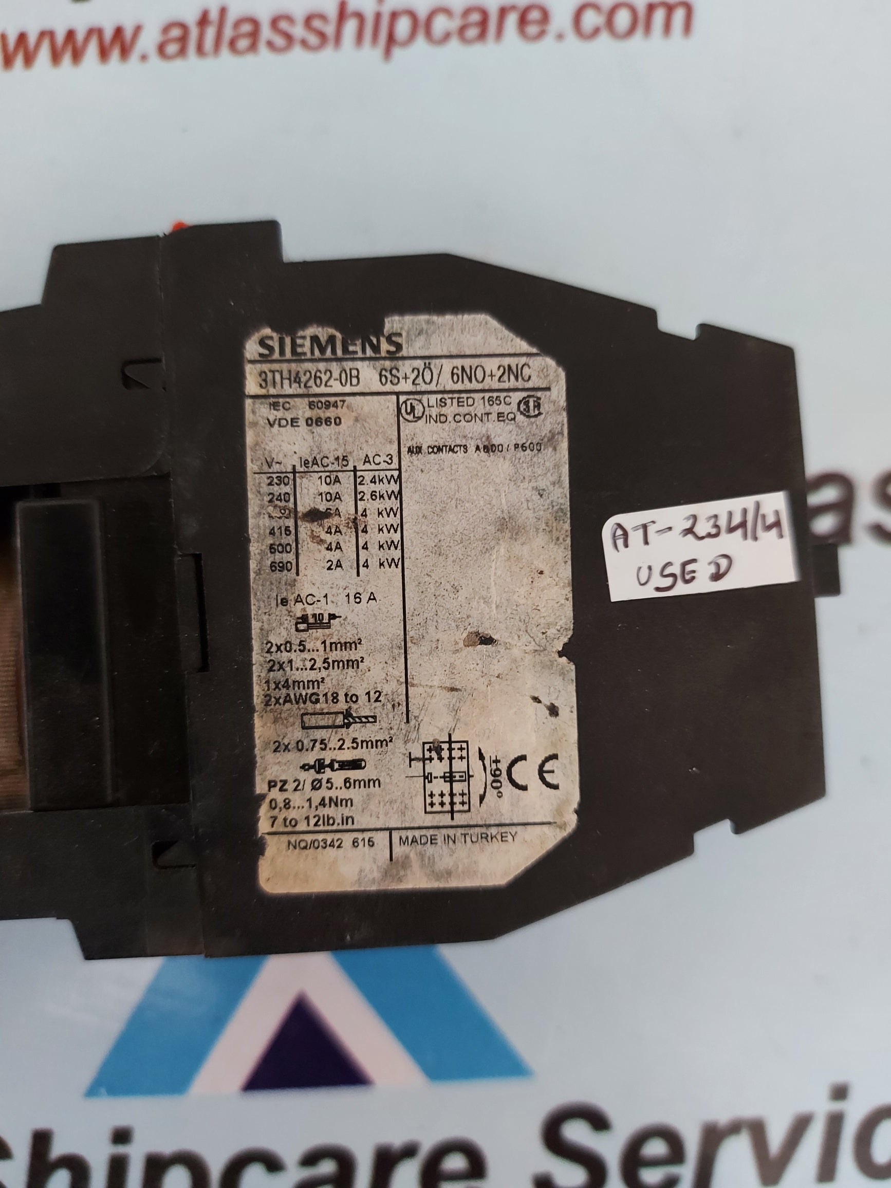 Siemens 3TH4262-0B Contactor Relay