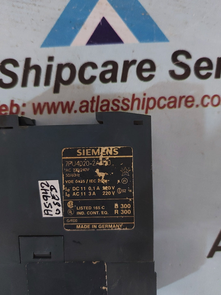 Siemens 7PU4020-2AN20 Solid-State Time Relay