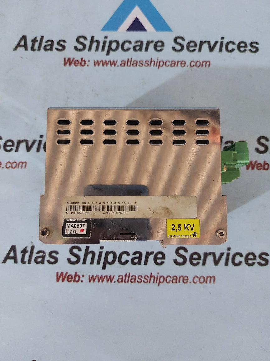 Siemens 7VH1313 Capacitor Time Delay Unit