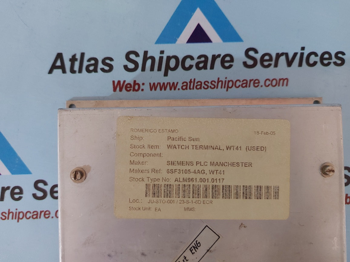 Siemens WT41 6FS3105-4AG Watch Terminal&nbsp;
