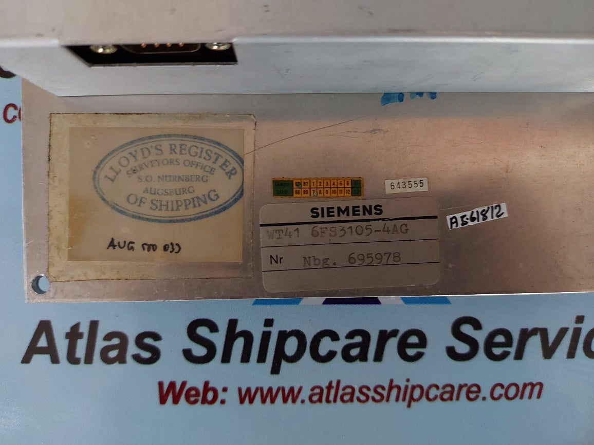 Siemens WT41 6FS3105-4AG Watch Terminal&nbsp;