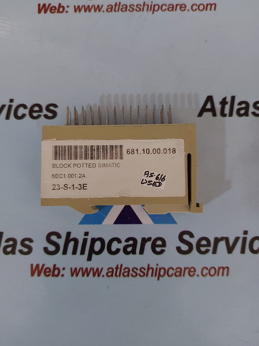 Siemens 6EC1 001-2A Simatic C1 Module Potted Block