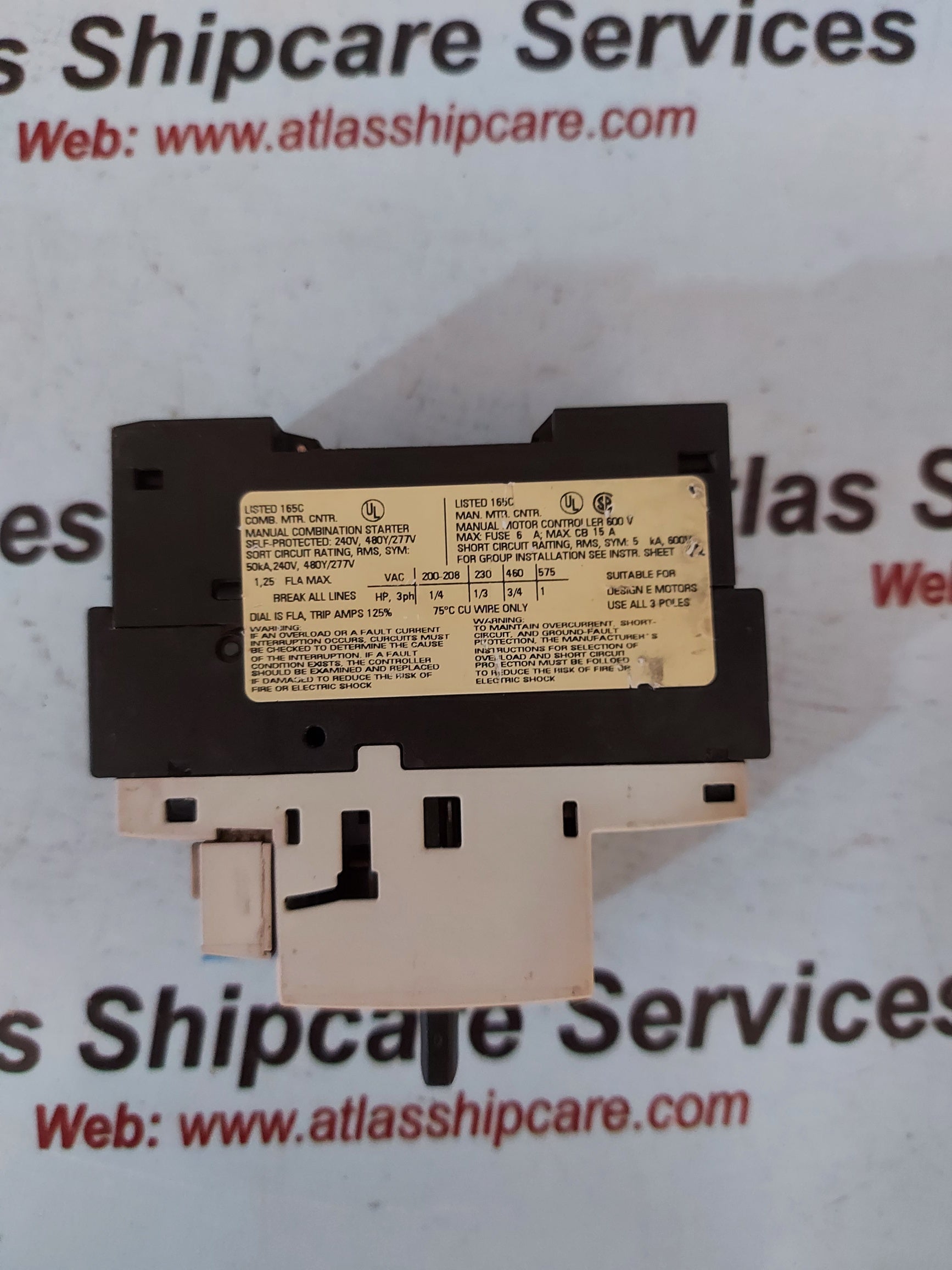Siemens Sirius 3R 3RV1021-0KA10 Motor Starter Protector
